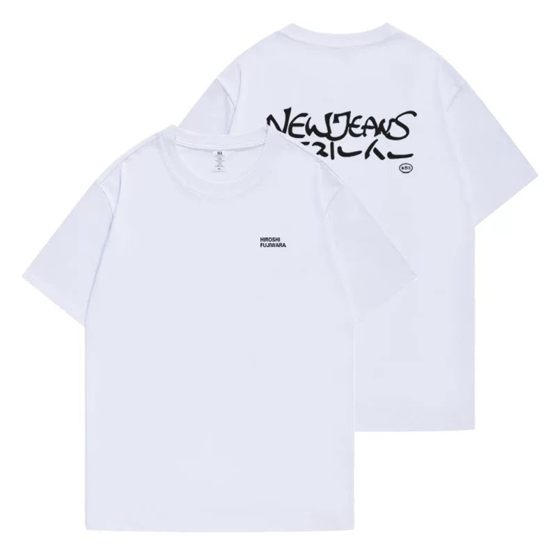 NJZ Graffiti Short-sleeved T-shirt Top