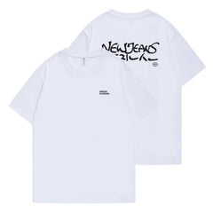NJZ Graffiti Short-sleeved T-shirt Top