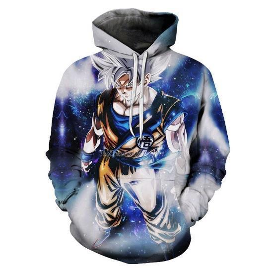 Unisex Anime Saiyan Digital Print Sports Hoodie