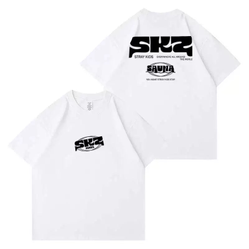 SKZ Sauna Cotton Short-sleeved T-shirt