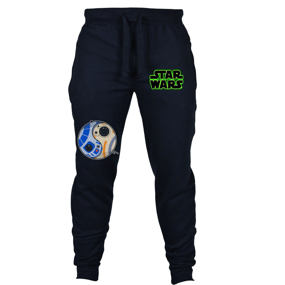 Casual Unisex Comic Slim Fit Sports Sweatpants