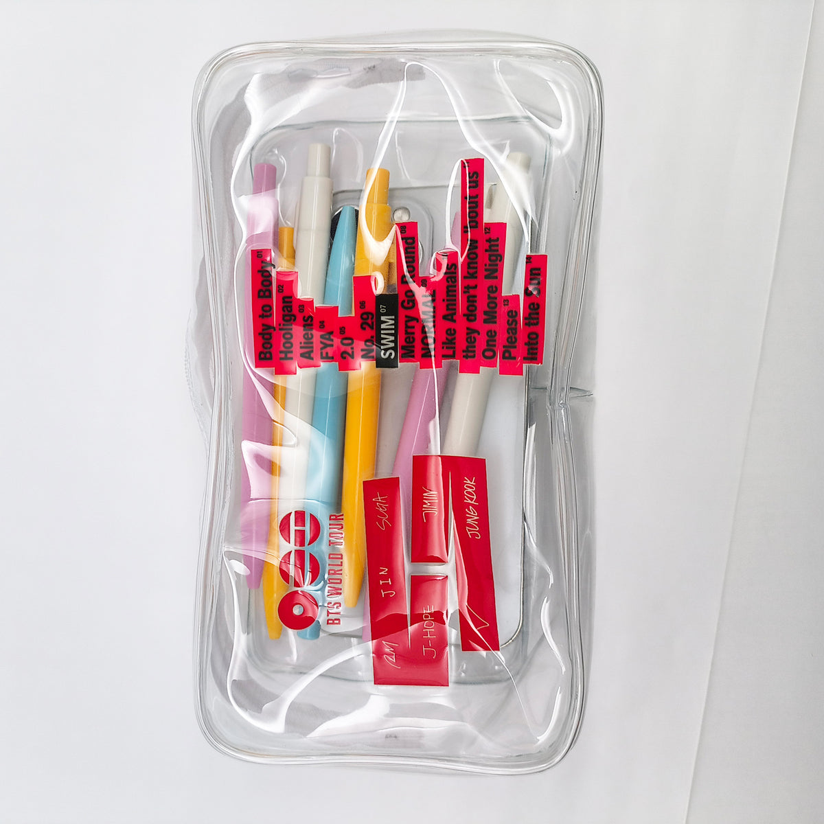 BANGTAN Arirang Transparent PVC Cosmetic Bag