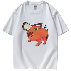 Trendy Anime Print Summer T-Shirt