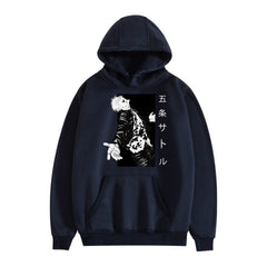 Unisex Anime Print Casual Loose Hoodie