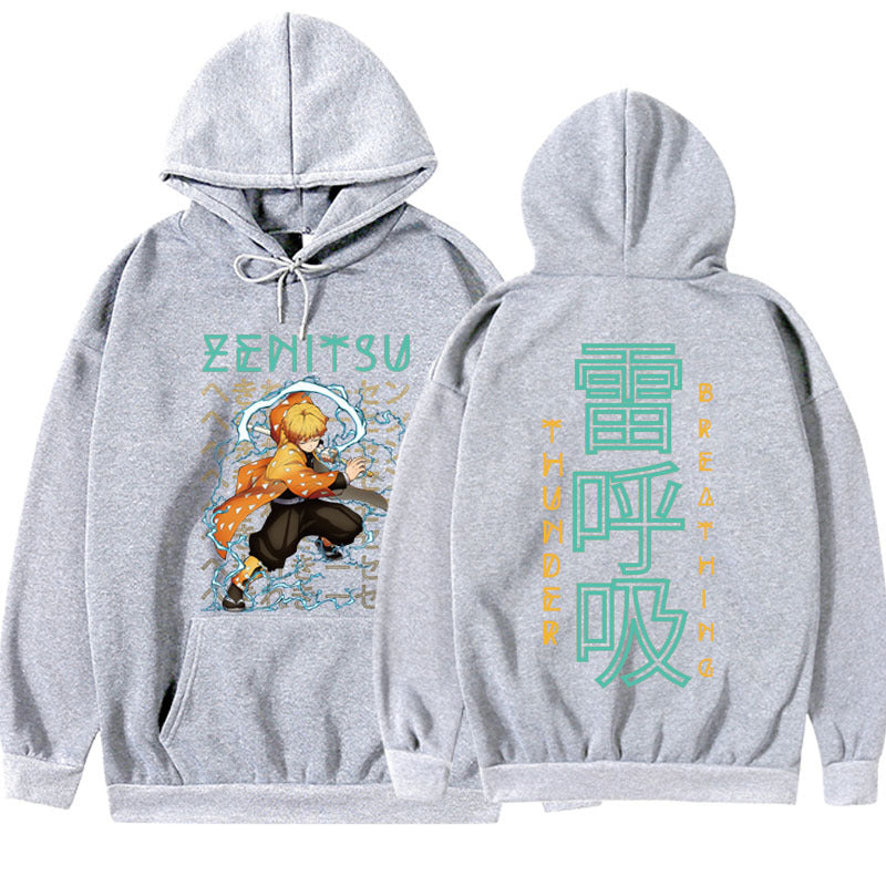 Unisex Anime Graphic Printed Casual Hoodie