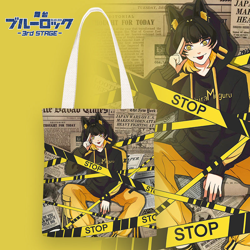 Casual Anime Canvas Shoulder Bag