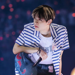 SKZ RUN IT TOUR Print Short Sleeve T-shirt