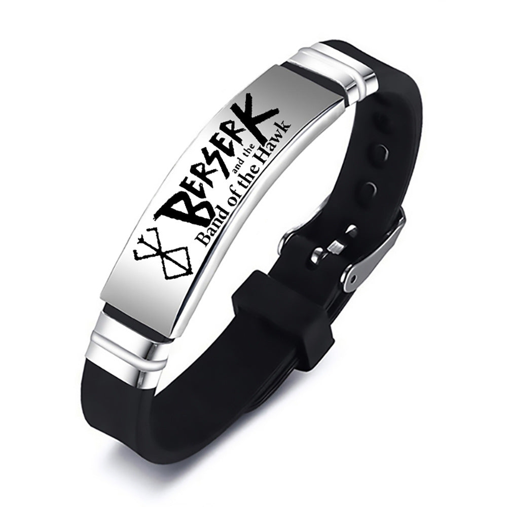 Anime Logo Stainless Steel Bracelet