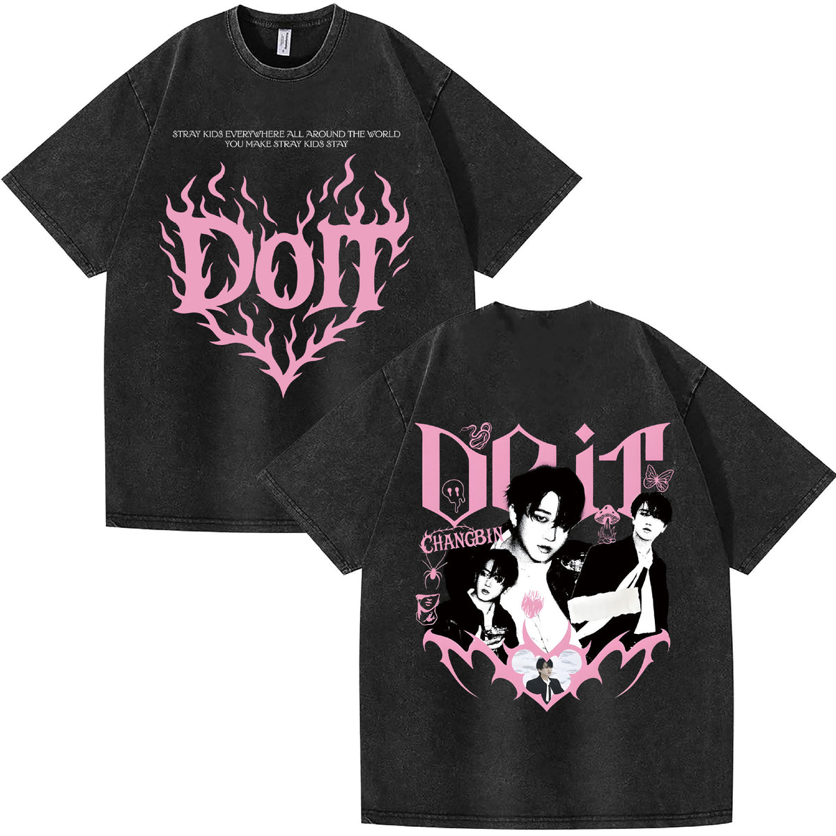 SKZ DO IT Graphic Washed T-shirt