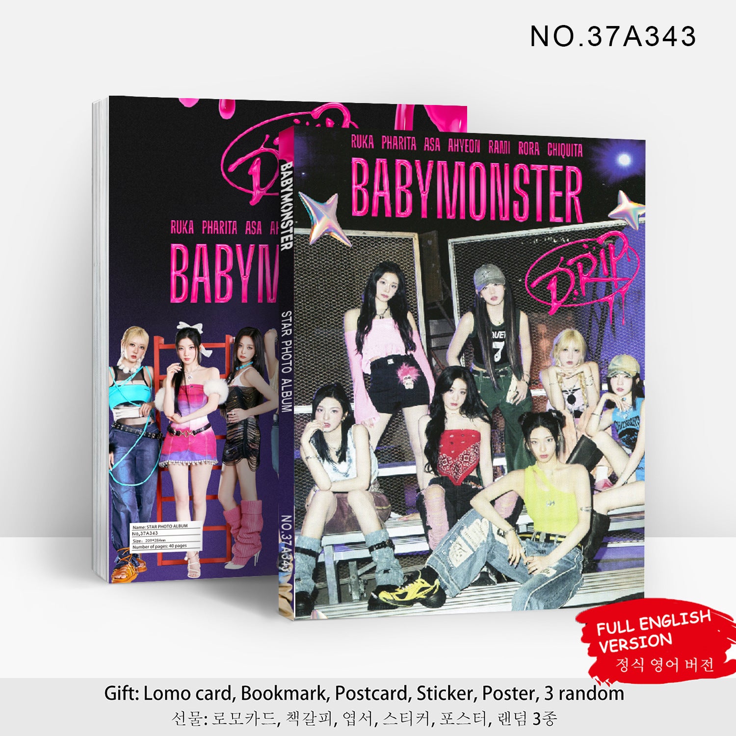 BABYMONSTER Album DRIP Photo Album