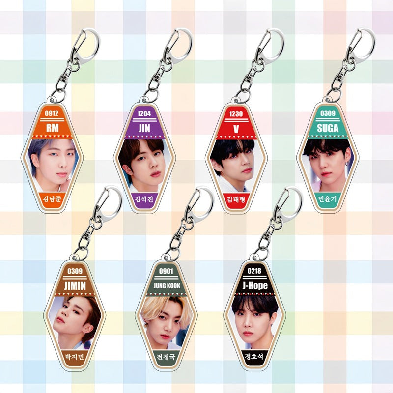 V J-Hope Keychain Pendant