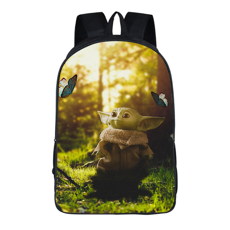 Children's Baby Yoda Printed Backpack