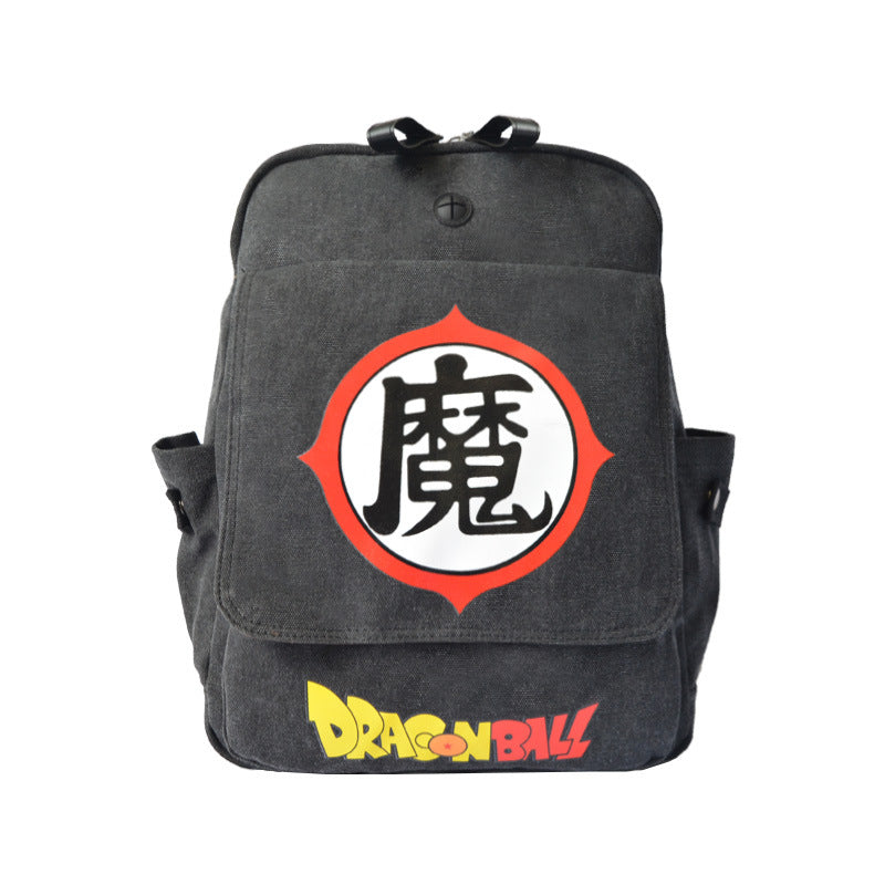 Casual Anime Goku Canvas Backpack