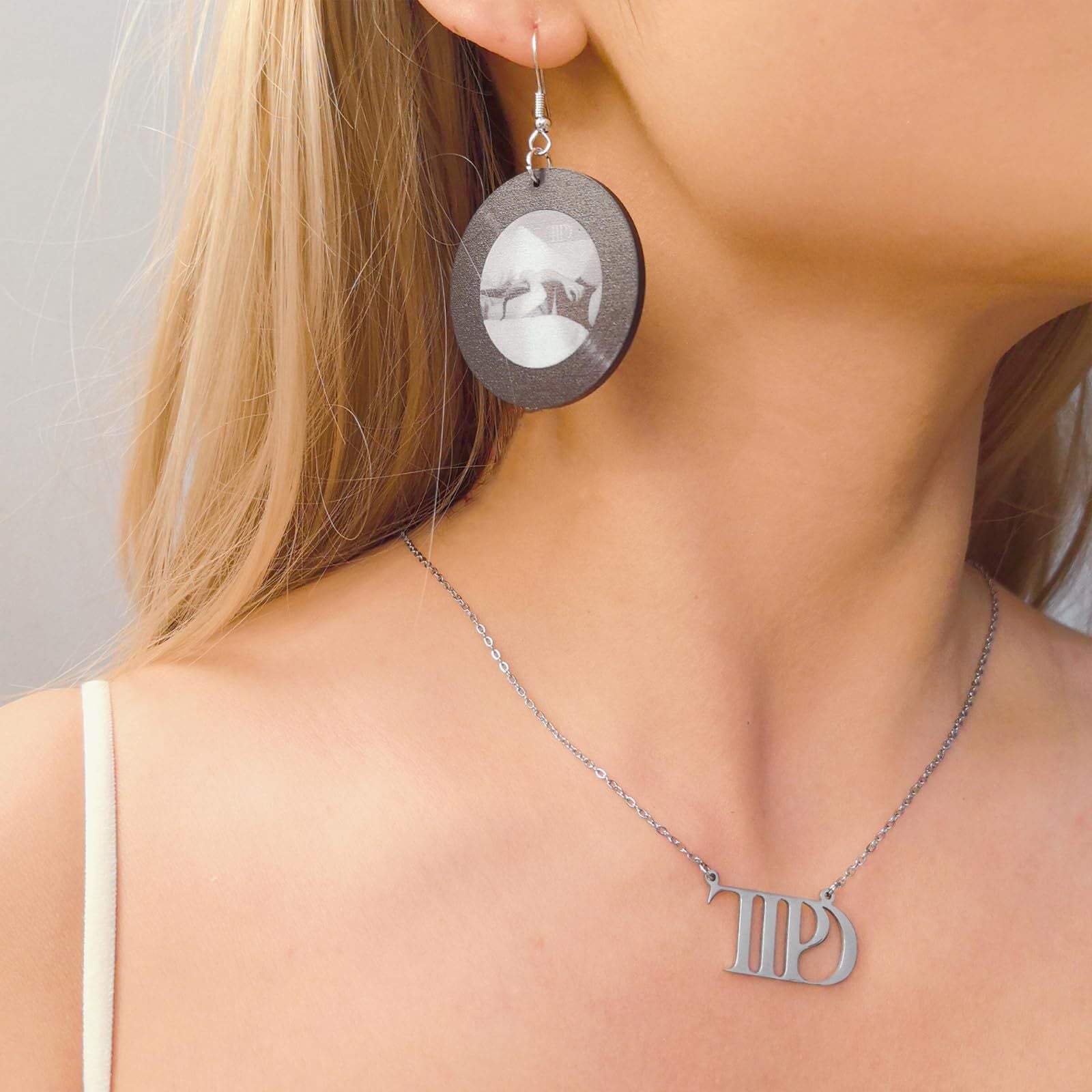Taylor TTPD Necklace Earrings