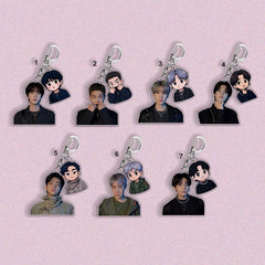 JK V SUGA RM Pendant Bag Keychain