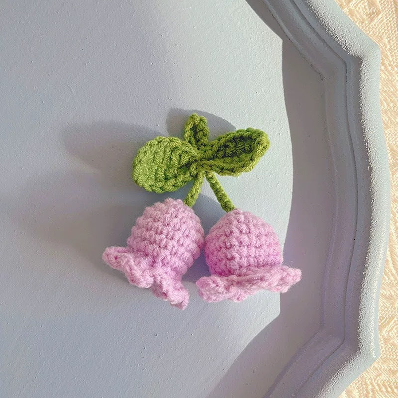 Lily Of The Valley Crochet Car Charm