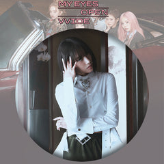 KPOP Album Title "DROP TOP" Badge Keychain