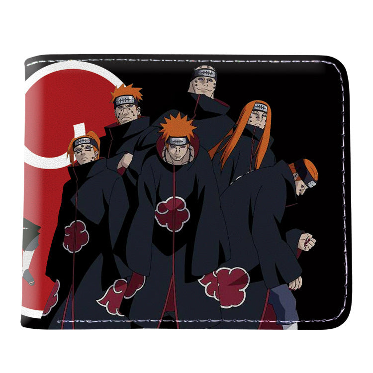 Trendy Anime Sasuke Folding Wallet