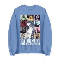 Casual Women's Taylor Print Crew Neck Sweatshirt