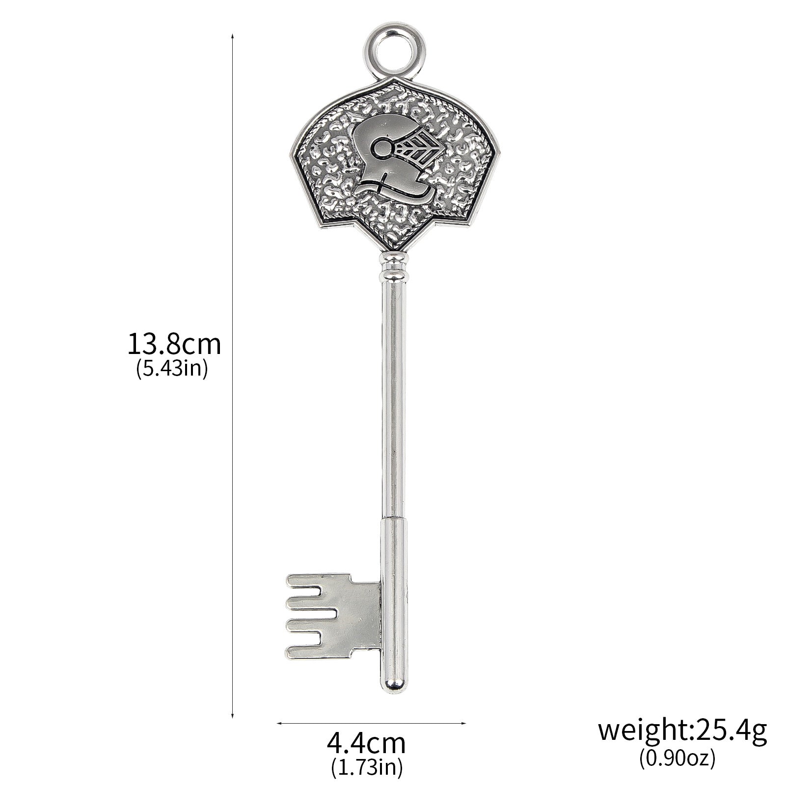 Retro Game Key Props Metal Pendant