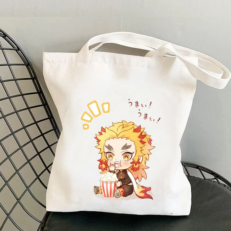 Cute Anime Canvas Handbag