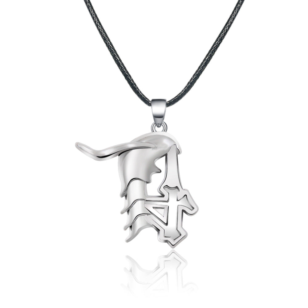 Trendy Anime Necklace Keychain