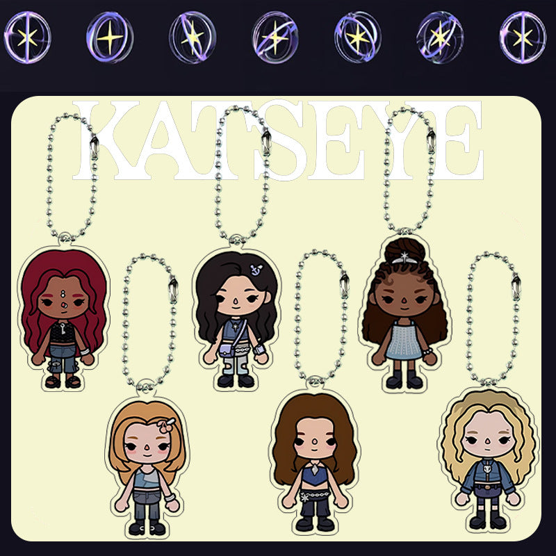 Daniela Lara Megan Acrylic Cartoon Pendant