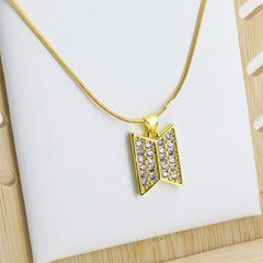 Creative BANGTAN LOGO Pendant Necklace