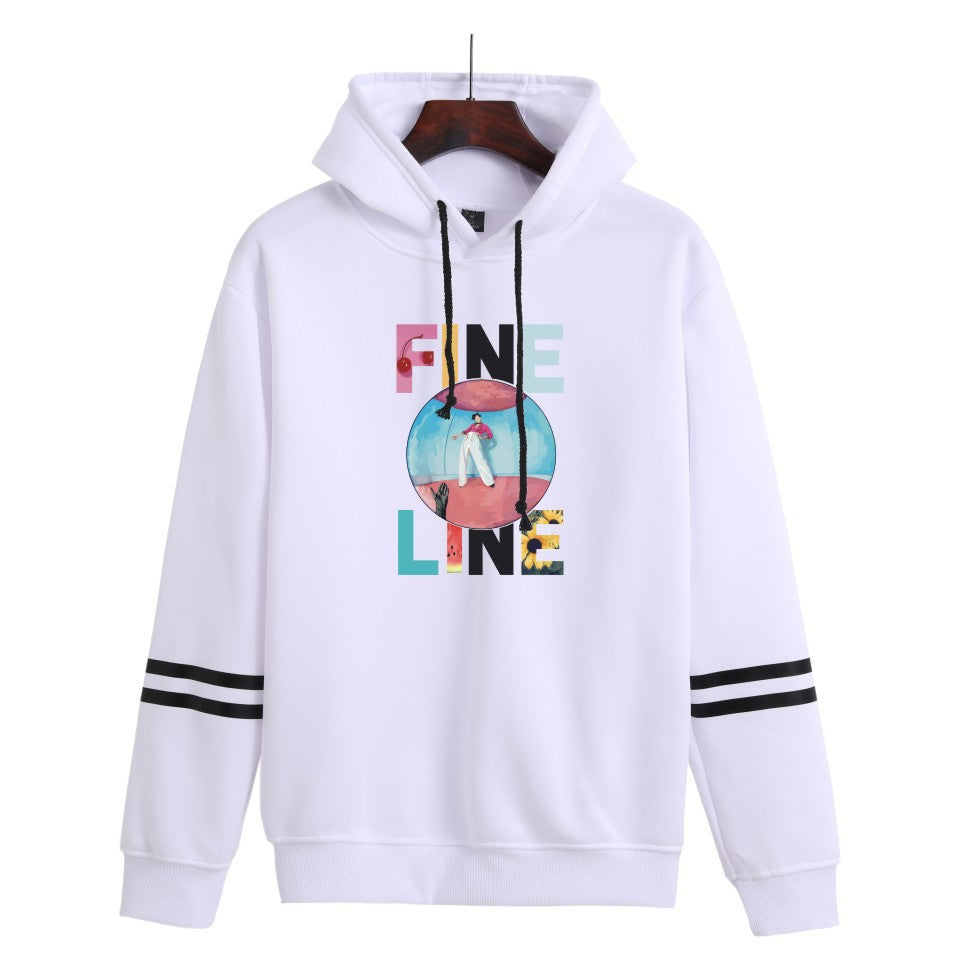 Unisex Casual Harry FINE LINE Loose Hoodie