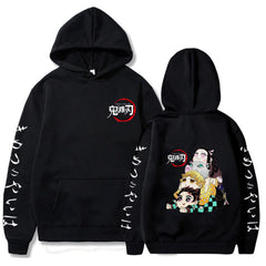 Unisex Cute Anime Printed Loose Hoodie