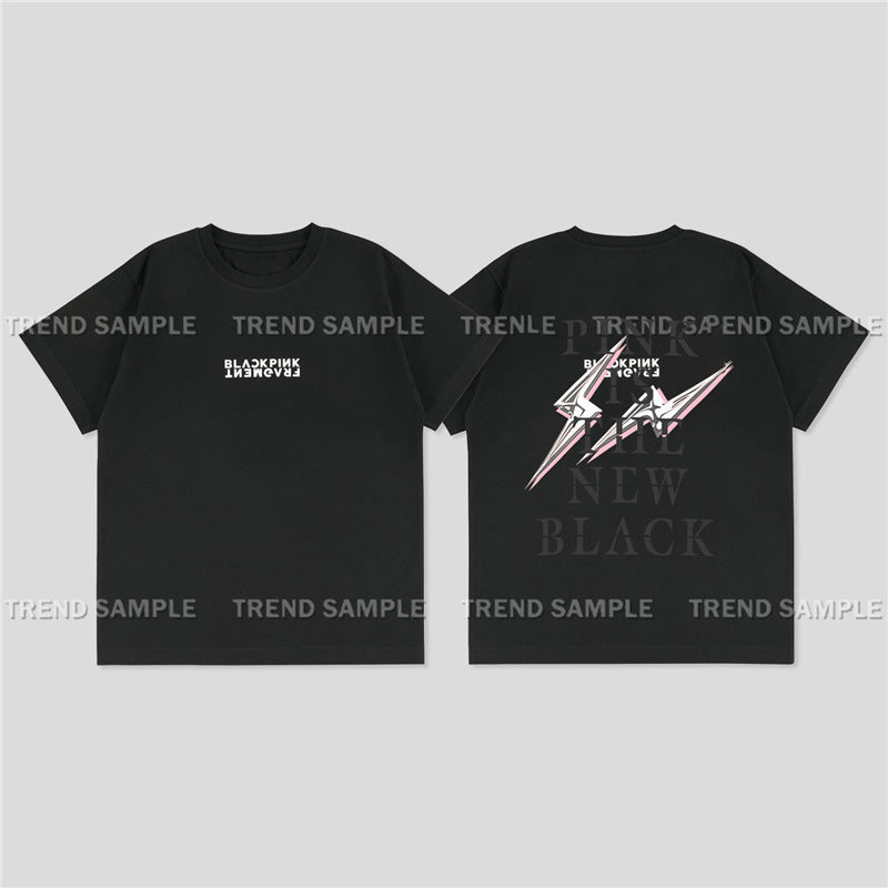 PINK IS THE NEW BLACK Short-sleeved T-shirt
