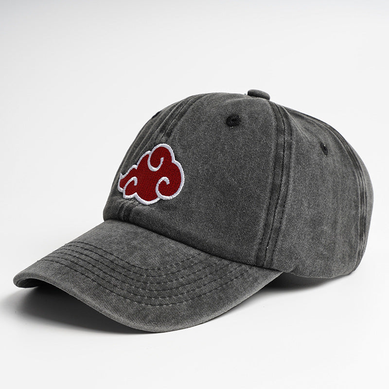 Retro Washed Logo Embroidery Baseball Cap