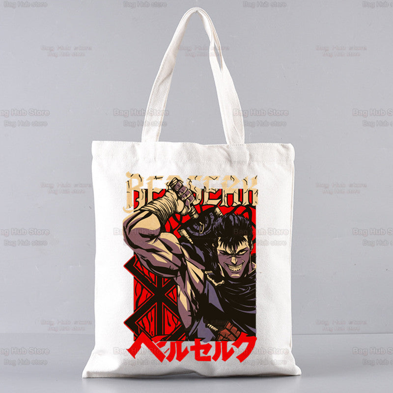 Guts Anime Printed Canvas Tote Bag