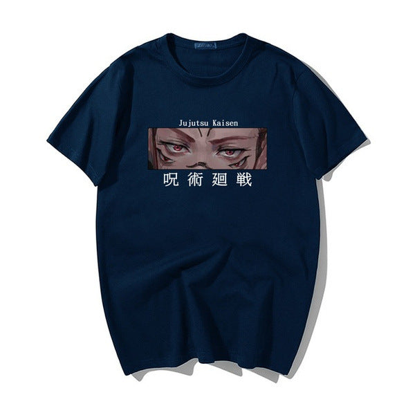 Unisex Anime Graphic Print Summer Short-sleeved T-shirt