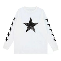 Seungmin Stars Crew Neck Long Sleeve T-Shirt