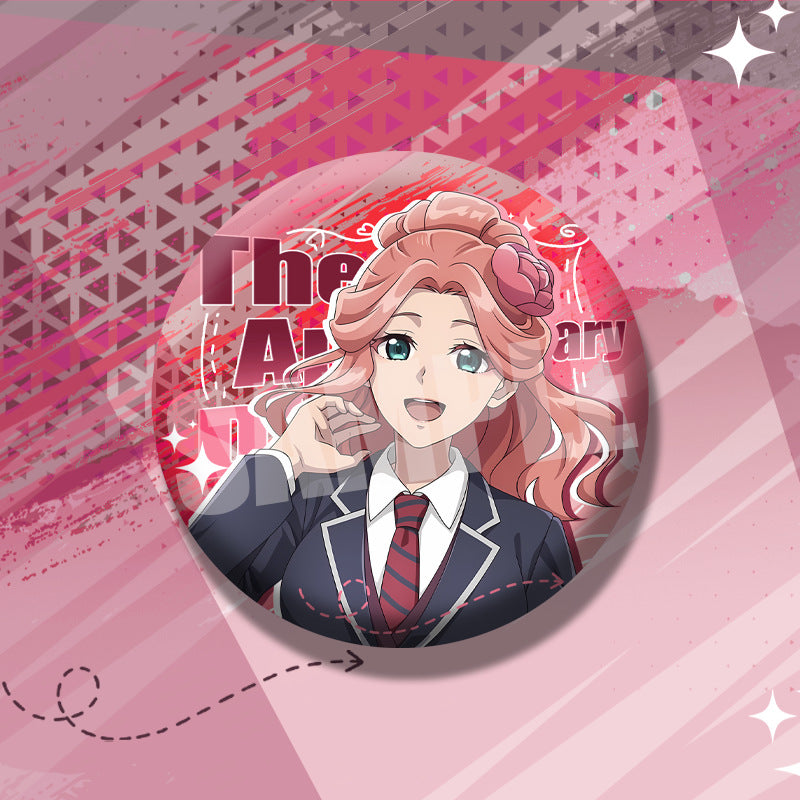 Double Flash Anime 75mm Badge