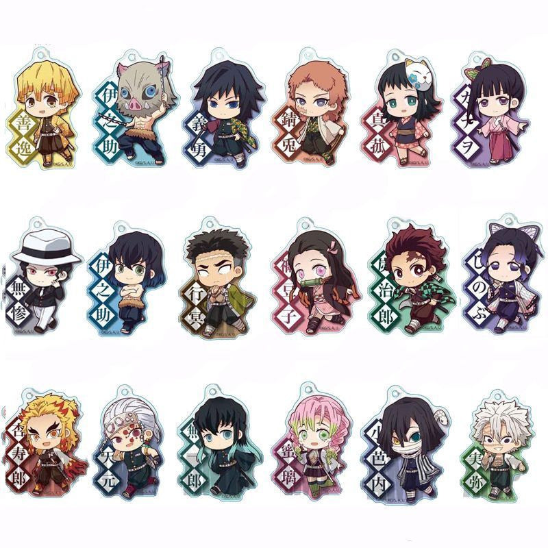 Cute Anime Figure Acrylic Keychain