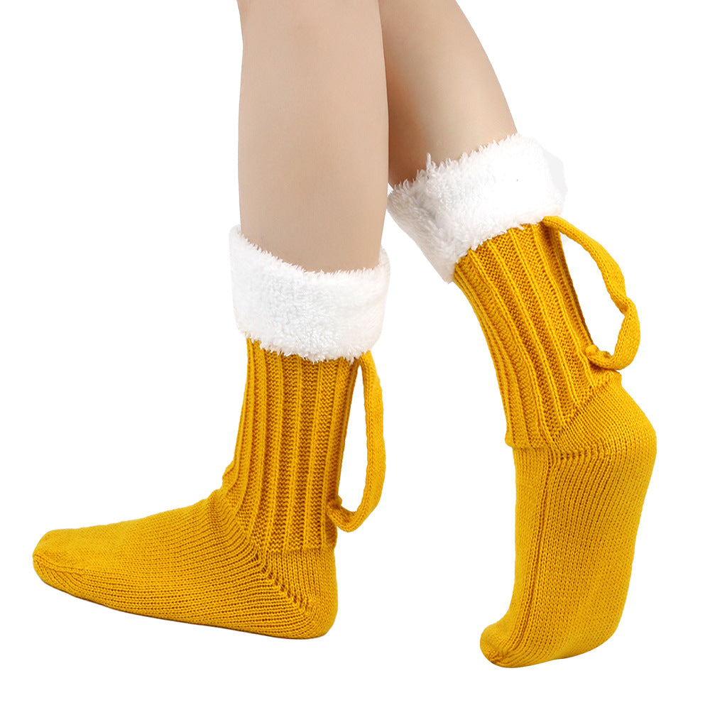 Knitted Beer Mug Socks