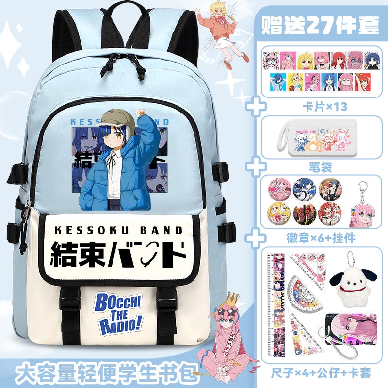 Large Capacity Waterproof Anime Backpack