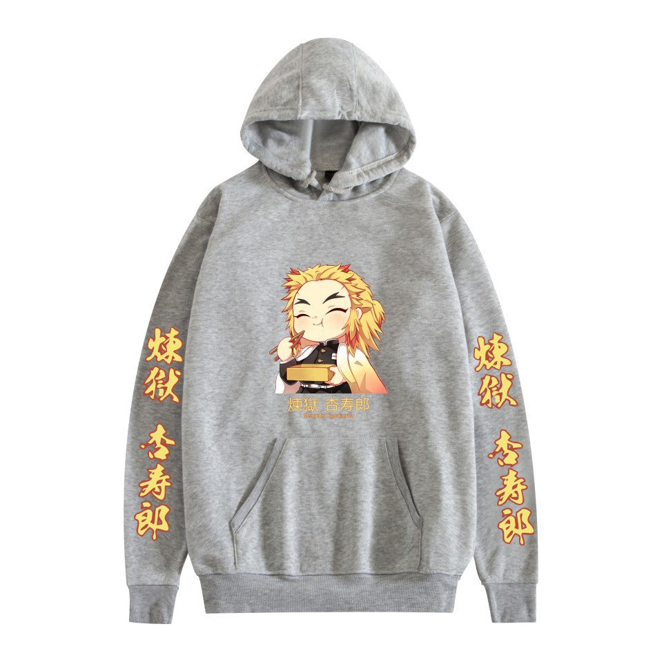 Unisex Cute Anime Printed Casual Loose Hoodie