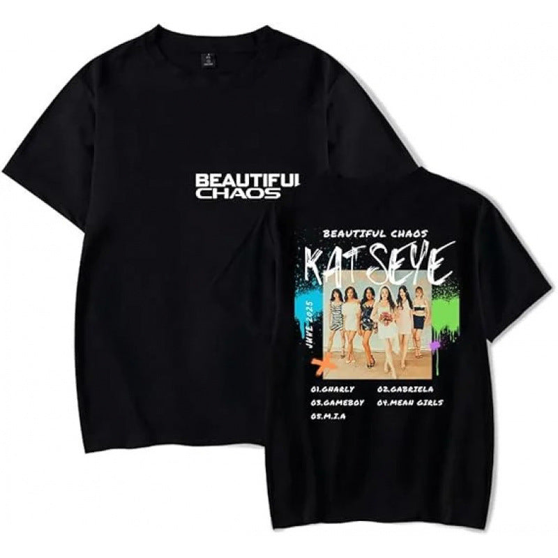 KPOP Album Beautiful Chaos Logo T-Shirt