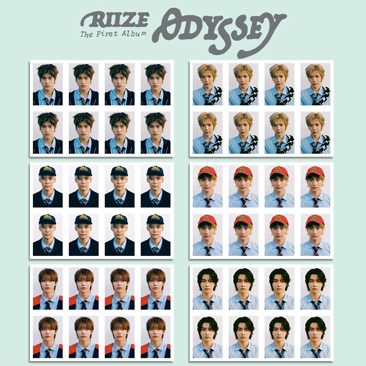 KPOP Album ODYSSEY ID Photo