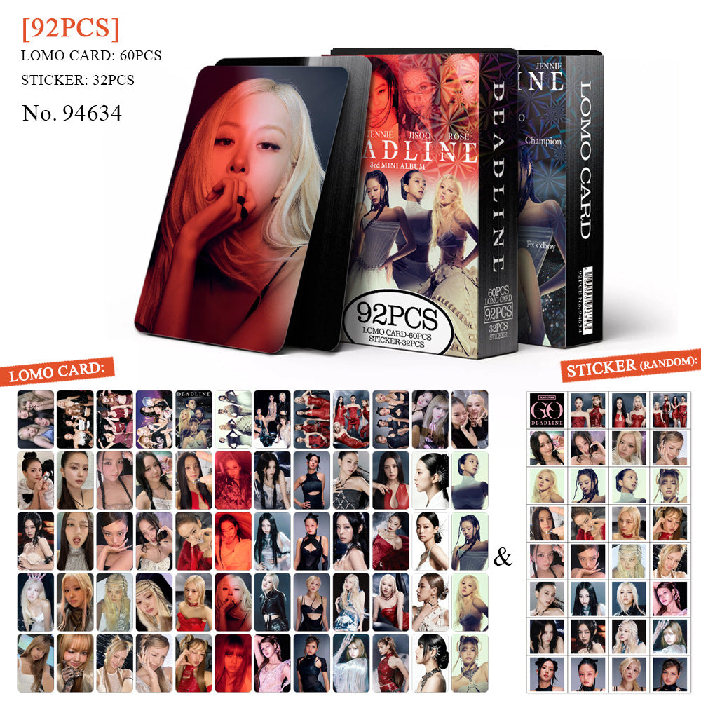 92PCS BP DEADLINE Photocard Stickers