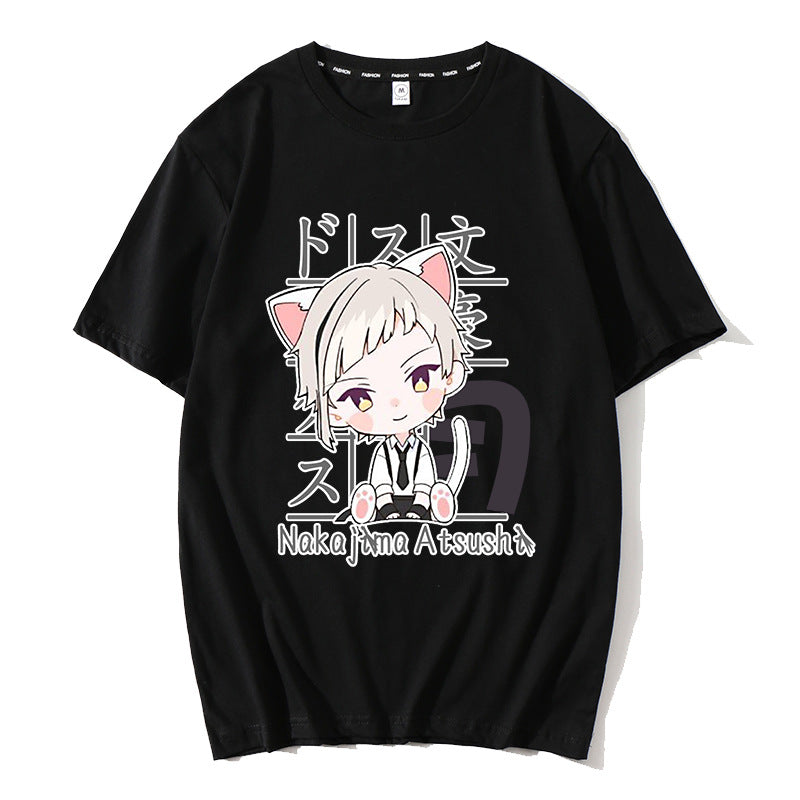 Casual Anime Graphic Short Sleeve T-Shirt