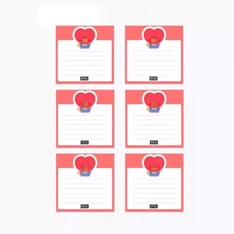 Kpop Cartoon Sticky Notes