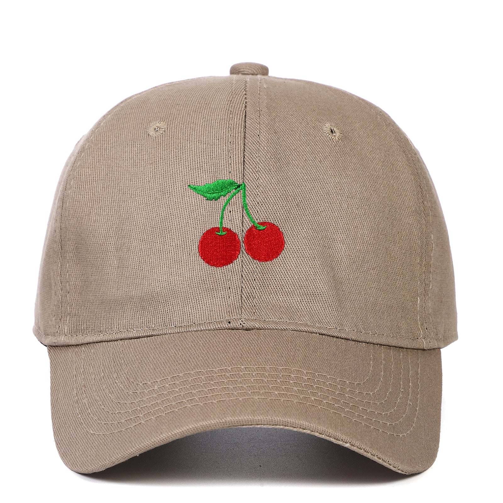 Cherry Embroidered Baseball Cap