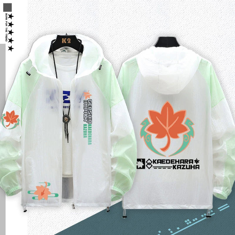 Unisex Game Logo Print Sunscreen Jacket