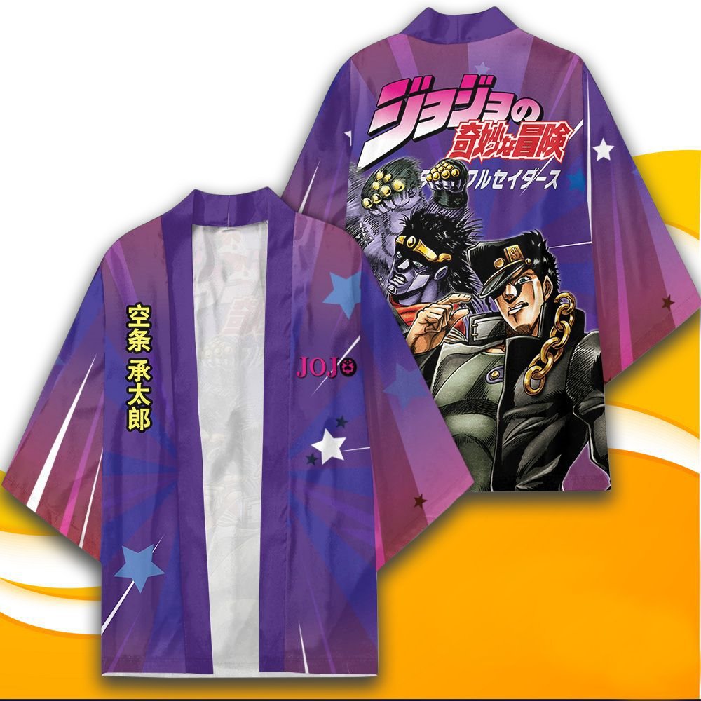 Unisex JOJO 3d Print Leisure Kimono Cloak