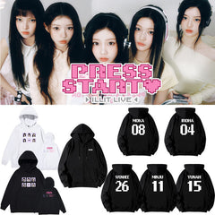 PressStart Tour Printed Zipper Hoodie