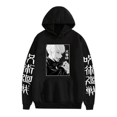 Unisex Anime Graphic Printed Pullover Hoodie